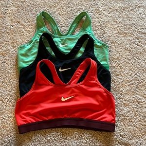 Nike DRRI-FIT Sports Bra x 3